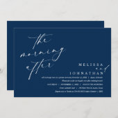 Nachmittags, Hochzeitsfeier Einladung (Vorne/Hinten)