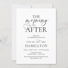 Nachmittags Hochzeitsfeier Einladung