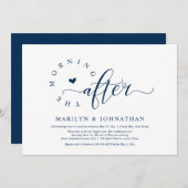 Nachmittags, Hochzeitsfeier-Party Einladung (Vorne/Hinten)