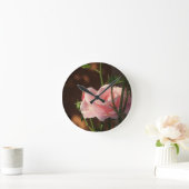Nachmittags Rosa Single Runde Wanduhr (Zuhause)