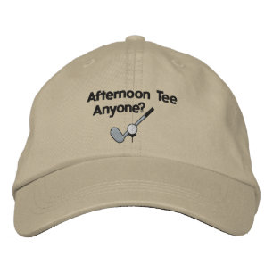 Nachmittags T-Shirt Golfen bestickter Hut
