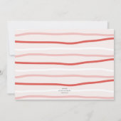 Nachmittags Tea Baby Dusche Einladung (Rückseite)