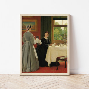 Nachmittags-Tee   George Dunlop Leslie Poster