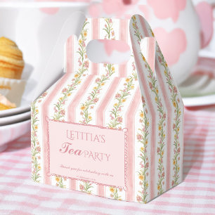 Nachmittags-Teeparty große millenniale Babyparty Geschenkschachtel
