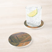 Nachmittags-Weg I Getränkeuntersetzer (Seite)