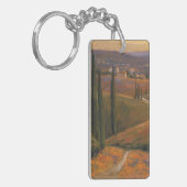 Nachmittags-Weg I Schlüsselanhänger (Vorderseite links)