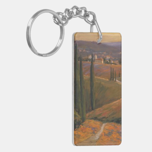 Nachmittags-Weg I Schlüsselanhänger (Vorderseite links)