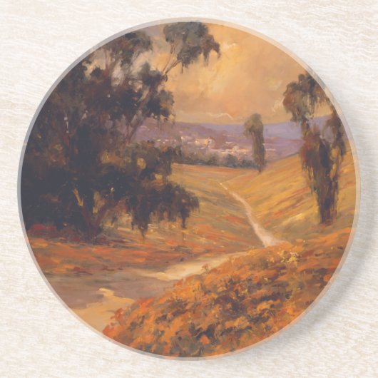 Nachmittags-Weg II Getränkeuntersetzer (Vorne)