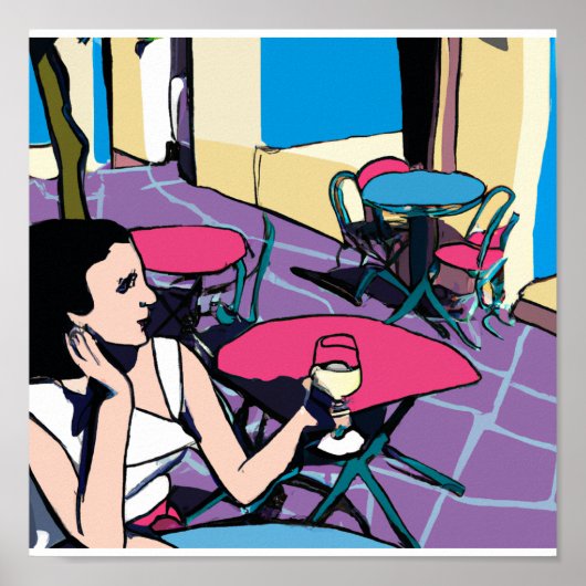 Nachmittags Weinprobe Buenos Aires Poster (Vorne)