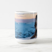 Nachmittagsalpenglühen mit Luna Kaffeetasse (Mittel)