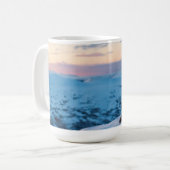 Nachmittagsalpenglühen mit Luna Kaffeetasse (Vorderseite Links)