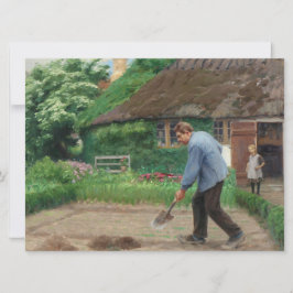 Nachmittagsarbeit im Garten (von H.A. Brendekilde) Karte