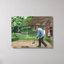 Nachmittagsarbeit im Garten (von H.A. Brendekilde)