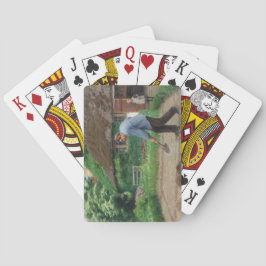 Nachmittagsarbeit im Garten (von H.A. Brendekilde) Spielkarten