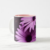 Nachmittagsduschen Rosa Blume Tasse (Vorderseite Links)