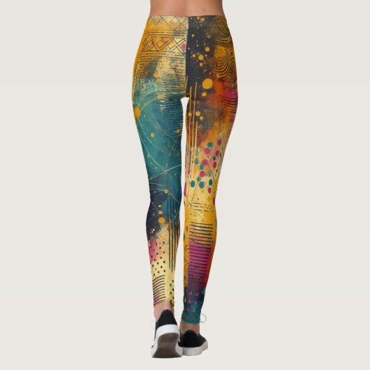 "Nachmittagsfreude" Leggings (Rückseite)