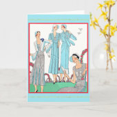 Nachmittagskleider Karte (Gelbe Blume)