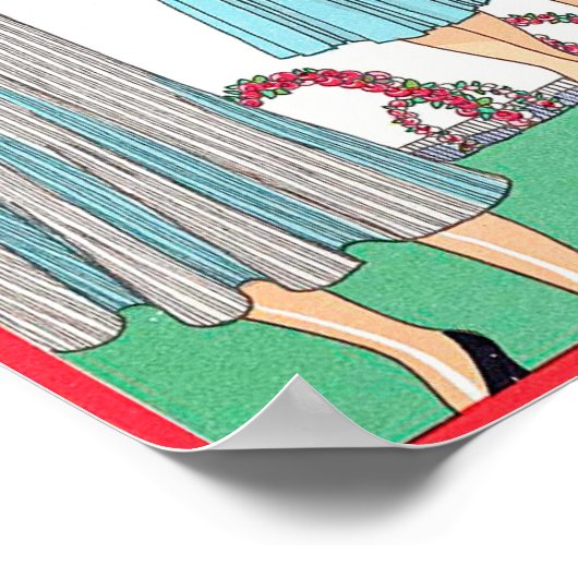 Nachmittagskleider Poster (Ecke)