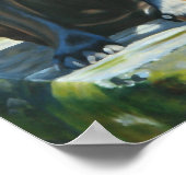 Nachmittagskontemplations-Poster Poster (Ecke)