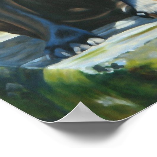 Nachmittagskontemplations-Poster Poster (Ecke)