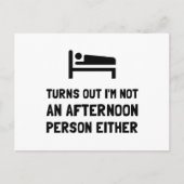 Nachmittagsleute Postkarte (Vorderseite)