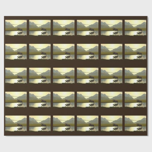 Nachmittagsmoose Geschenkpapier (Flach)