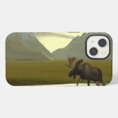 Nachmittagsmoose iPhone Hülle (Rückseite (Horizontal))