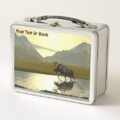 Nachmittagsmoose Metall Brotdose (Vorderseite)