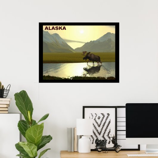 Nachmittagsmoose Poster (Heimbüro)