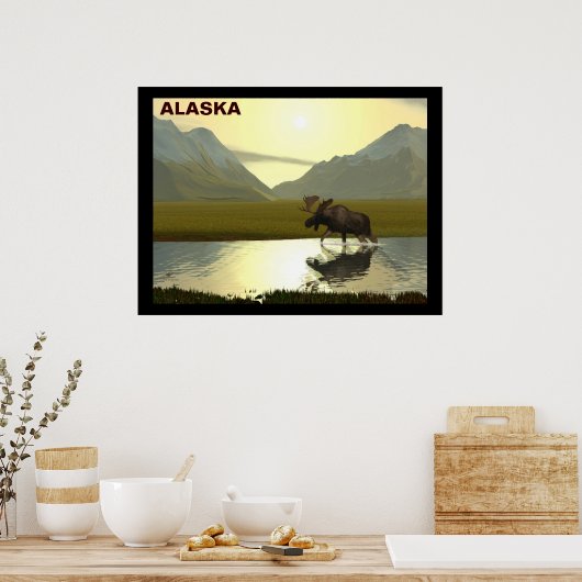 Nachmittagsmoose Poster (Küche)