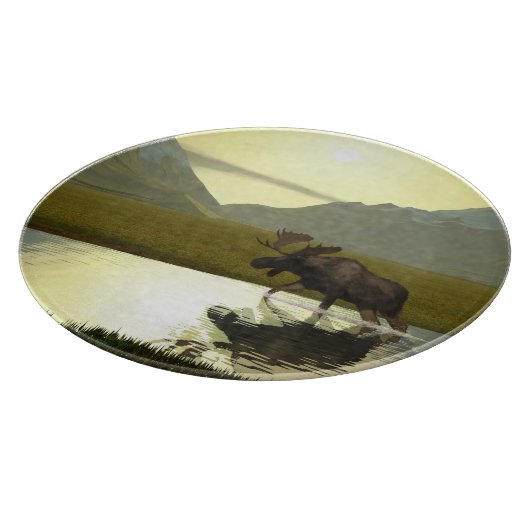 Nachmittagsmoose Schneidebrett (Ecke)