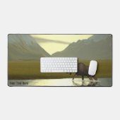 Nachmittagsmoose Schreibtischunterlage (Tastatur & Maus)