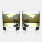 Nachmittagsmoose Whiskyglas (Vorderseite)