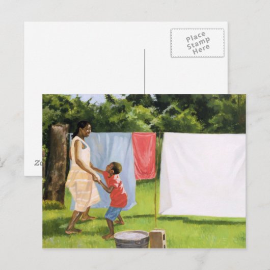 Nachmittagspause 2000 postkarte (Vorne/Hinten)