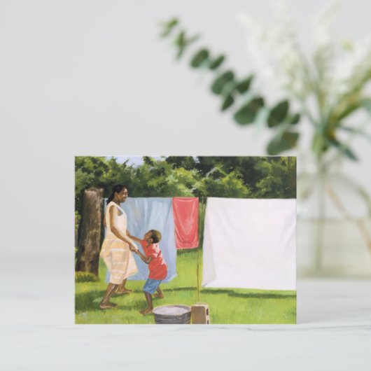 Nachmittagspause 2000 postkarte (Stehend Vorderseite)