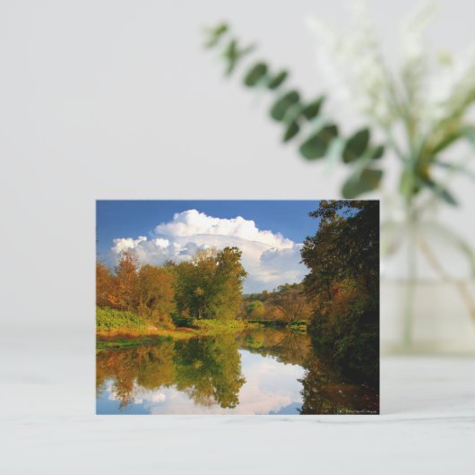 Nachmittagsreflektion Postkarte (Stehend Vorderseite)