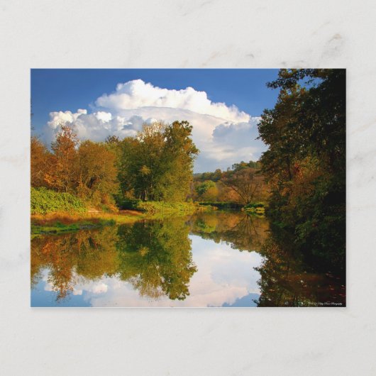 Nachmittagsreflektion Postkarte (Vorderseite)