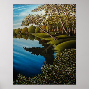 "Nachmittagsreflektionen" Poster