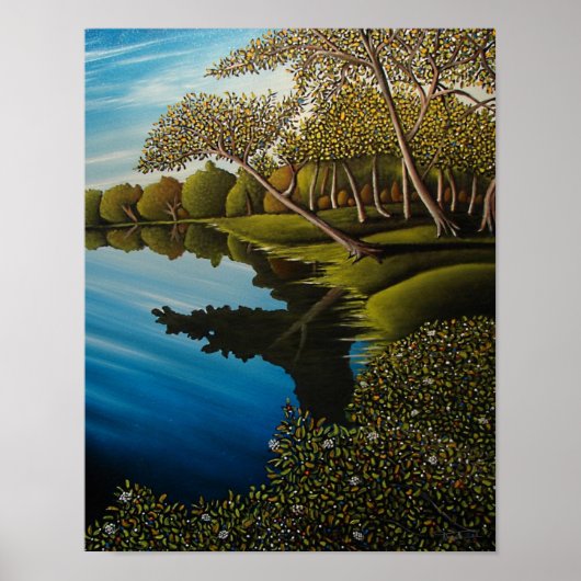 "Nachmittagsreflektionen" Poster (Vorne)