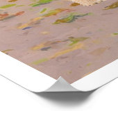 Nachmittagsspaziergang Poster (Ecke)