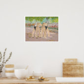 Nachmittagsspaziergang Poster (Küche)