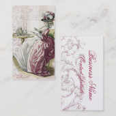 Nachmittagstee, auf Gold, Visitenkarte (Vorne/Hinten)