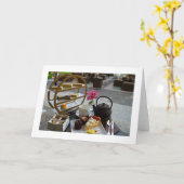 Nachmittagstee: Blankokarte Karte (Gelbe Blume)