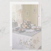 Nachmittagstee Briefpapier (Vorne/Hinten)