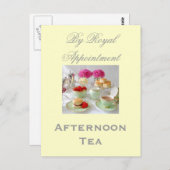 Nachmittagstee "by Royal Appointment" Postkarte (Vorne/Hinten)