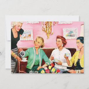 Nachmittagstee der 50er Jahre Ankündigung