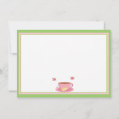 Nachmittagstee Einladung (Rückseite)