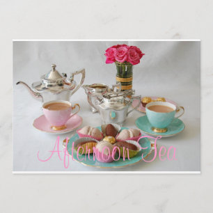Nachmittagstee Einladung