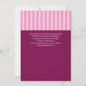 Nachmittagstee-Einladung Einladung (Rückseite)