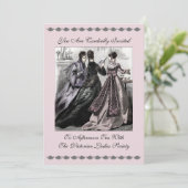 Nachmittagstee - Einladung (individuell gestalten) (Stehend Vorderseite)